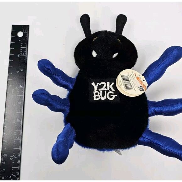 Y2K Bug Plush 1997 With Tag Vintage Millennium 2000 Collectible - Picture 7 of 7